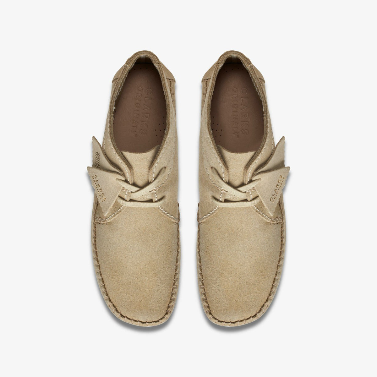 Clarks Men Weaver Boot Maple Suede