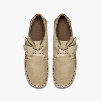 Clarks Men Weaver Boot Maple Suede