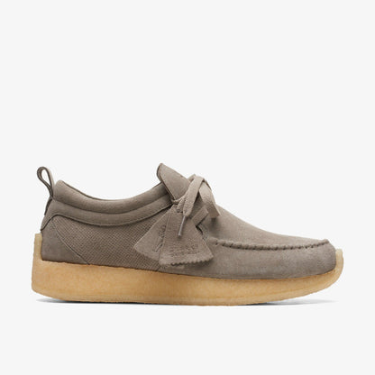 Clarks Men Maycliffe Grey Suede