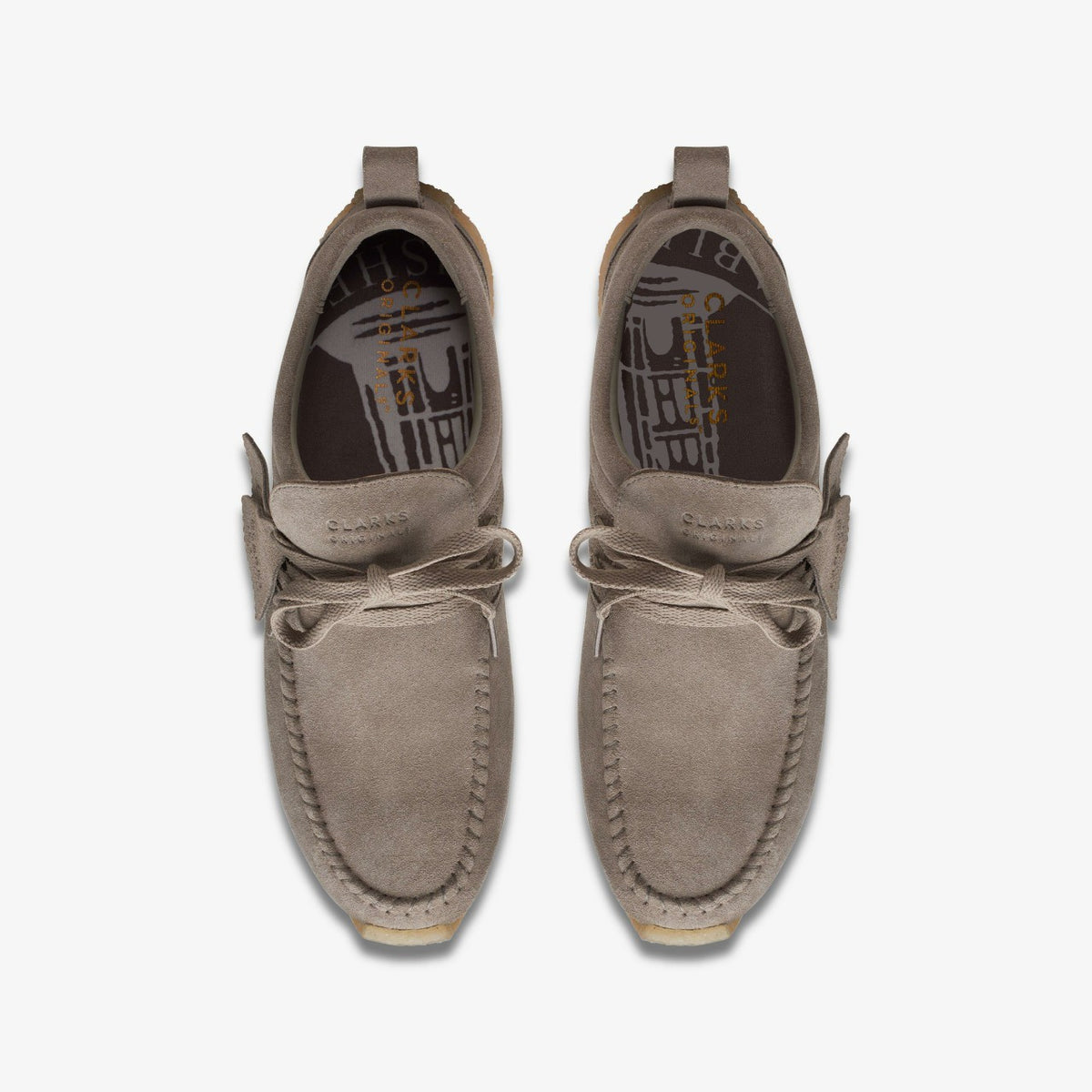 Clarks Men Maycliffe Grey Suede