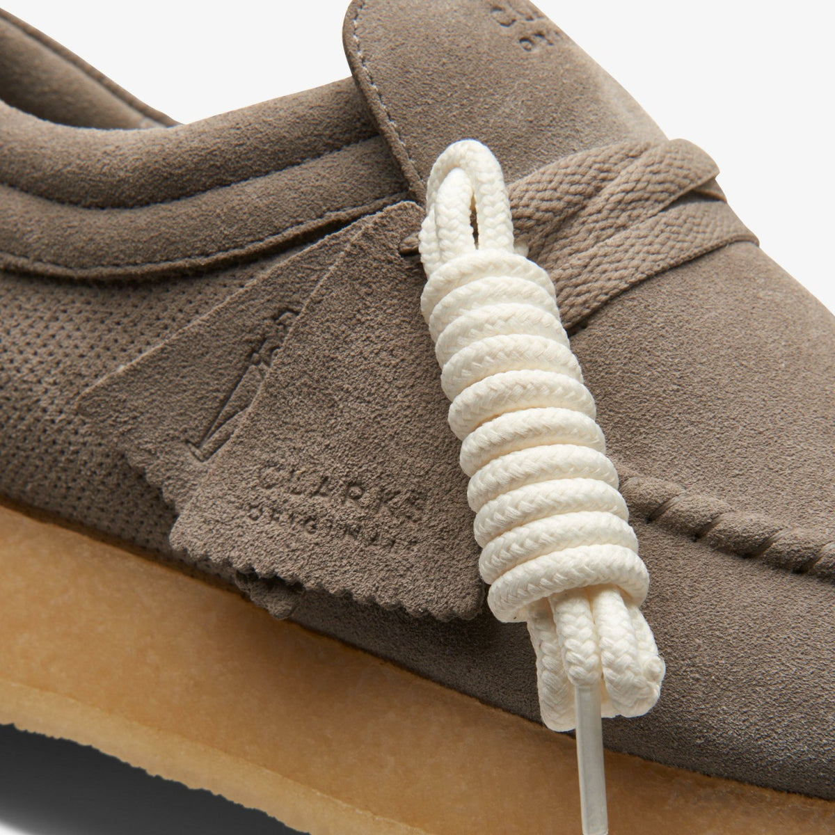 Clarks Men Maycliffe Grey Suede