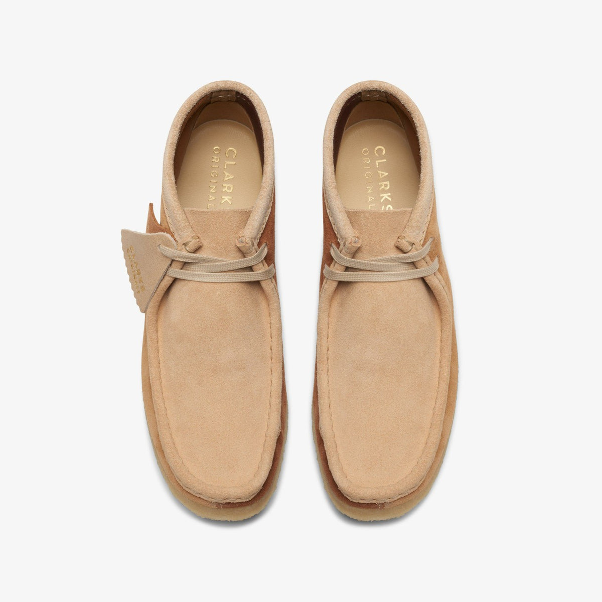 Clarks Women Wallabee Boot Tan Combination