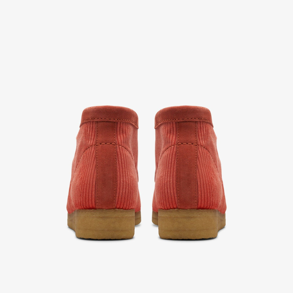 Clarks Women Wallabee Boot Coral Cord