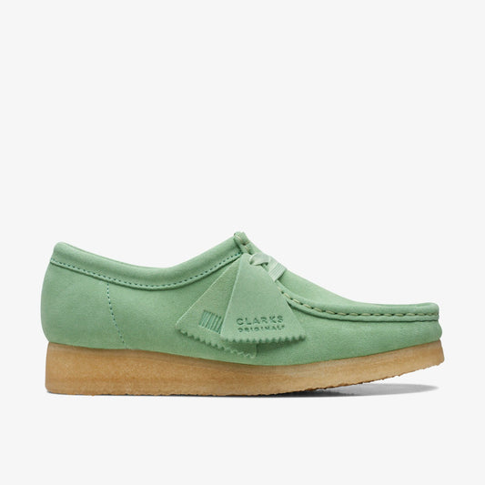 Clarks Women Wallabee Pine Green