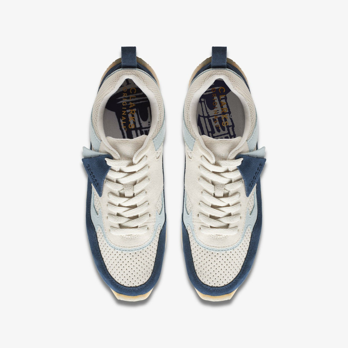 Clarks Women|Men Lockhill Dark Blue Combination