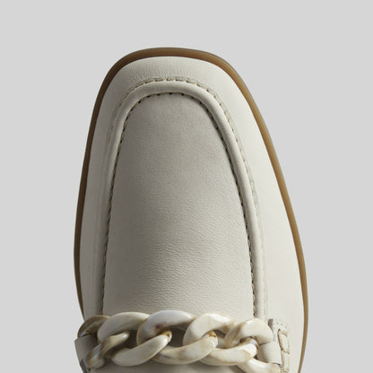 Clarks Women Sarafyna Iris Loafer White Leather