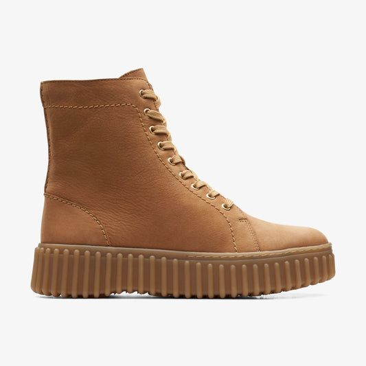 Clarks Women Torhill Rise Light Tan Nubuck