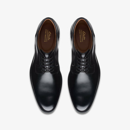 Clarks Men Craft Arlo Lace Black Leather
