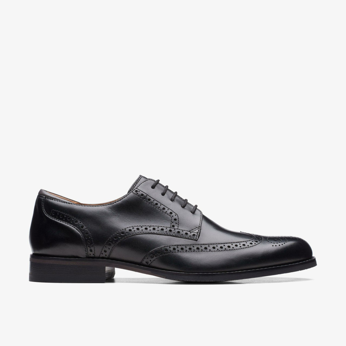 Clarks Men Craft Arlo Limit Brogue Black Leather