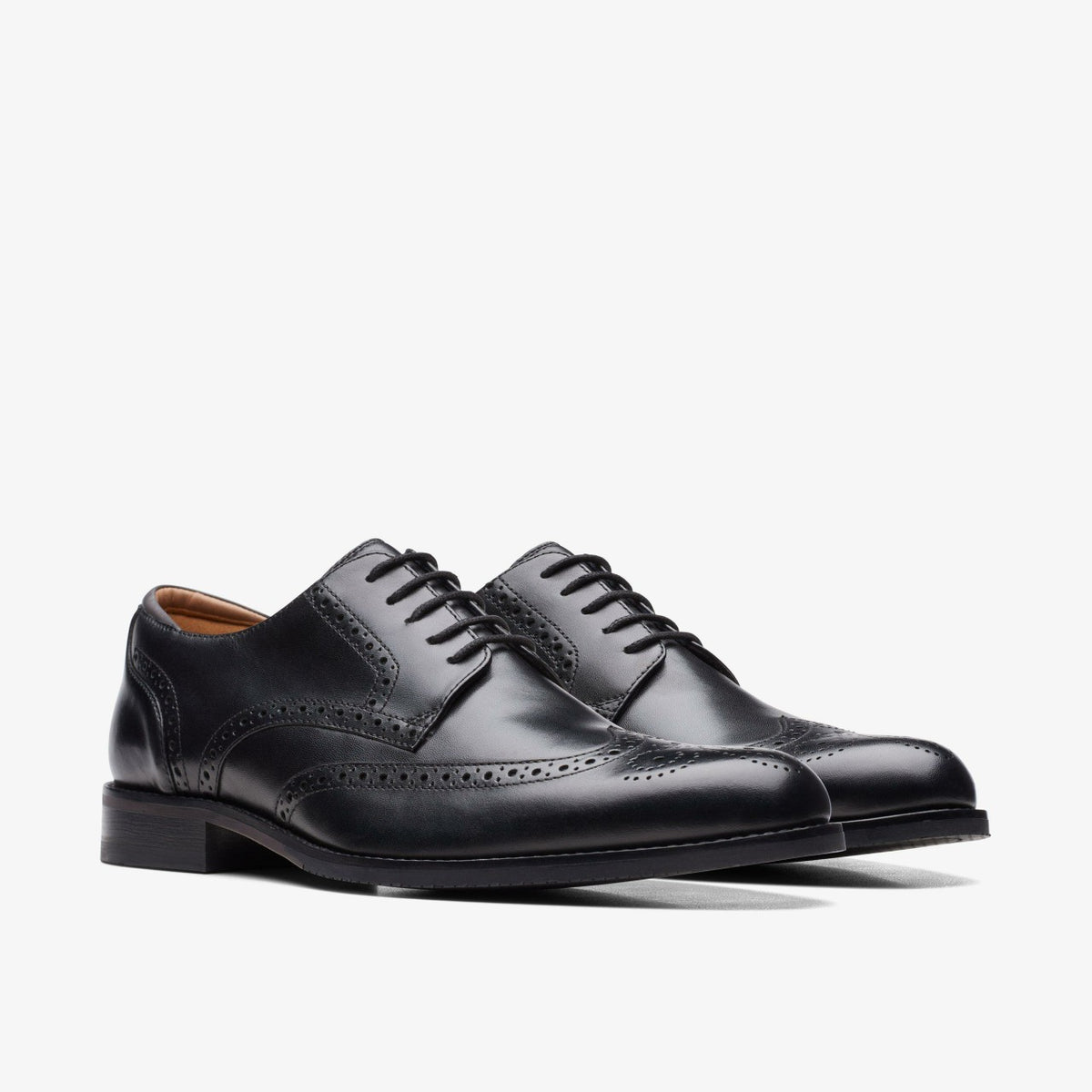 Clarks Men Craft Arlo Limit Brogue Black Leather