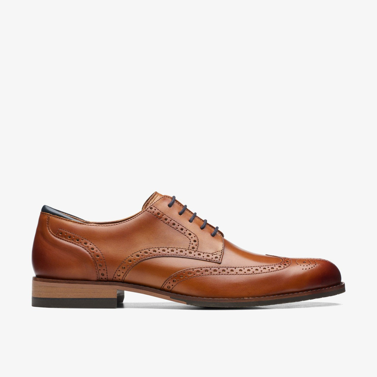 Clarks Men Craft Arlo Limit Brogue Tan Leather