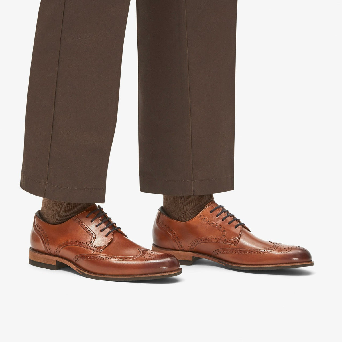 Clarks Men Craft Arlo Limit Brogue Tan Leather