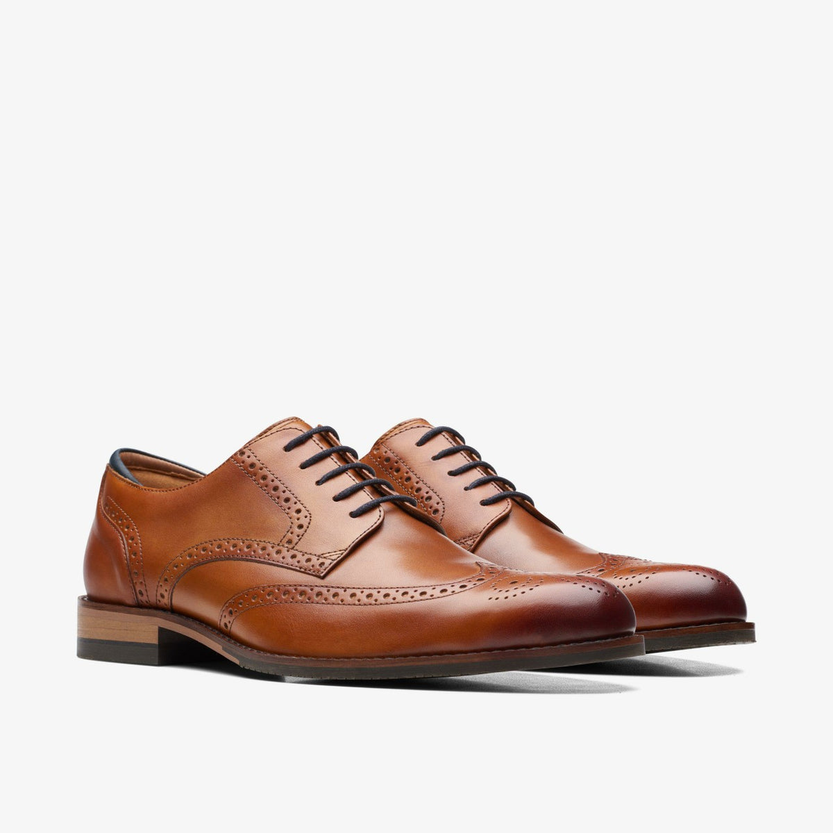 Clarks Men Craft Arlo Limit Brogue Tan Leather