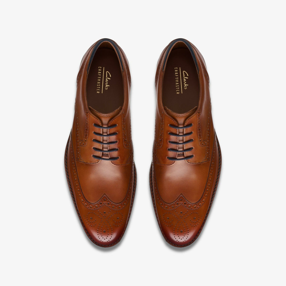 Clarks Men Craft Arlo Limit Brogue Tan Leather