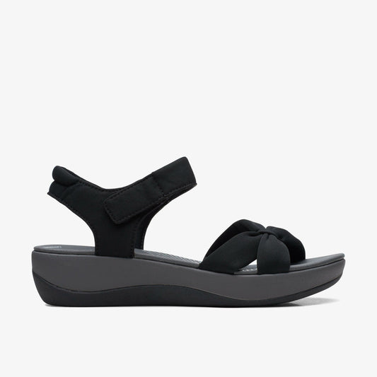 Clarks Women Arla Shore Black Textile
