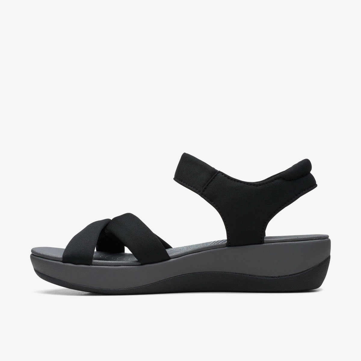 Clarks Women Arla Shore Black Textile