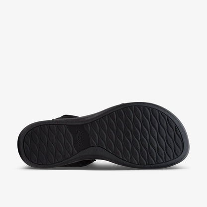 Clarks Women Arla Shore Black Textile