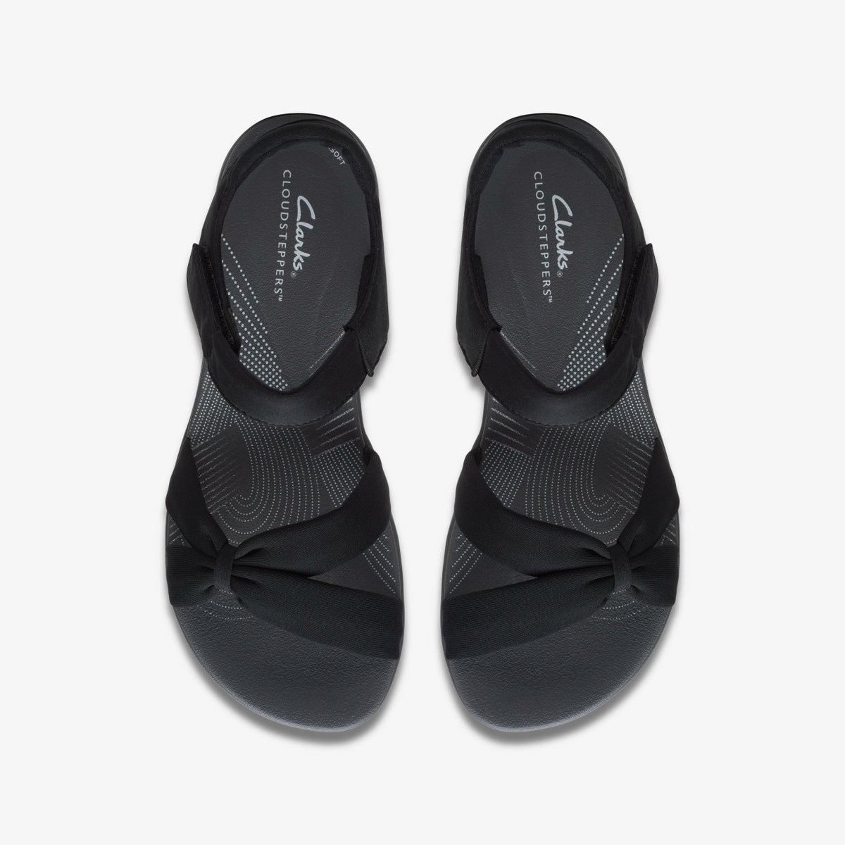 Clarks Women Arla Shore Black Textile