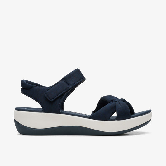 Clarks Women Arla Shore Navy Textile