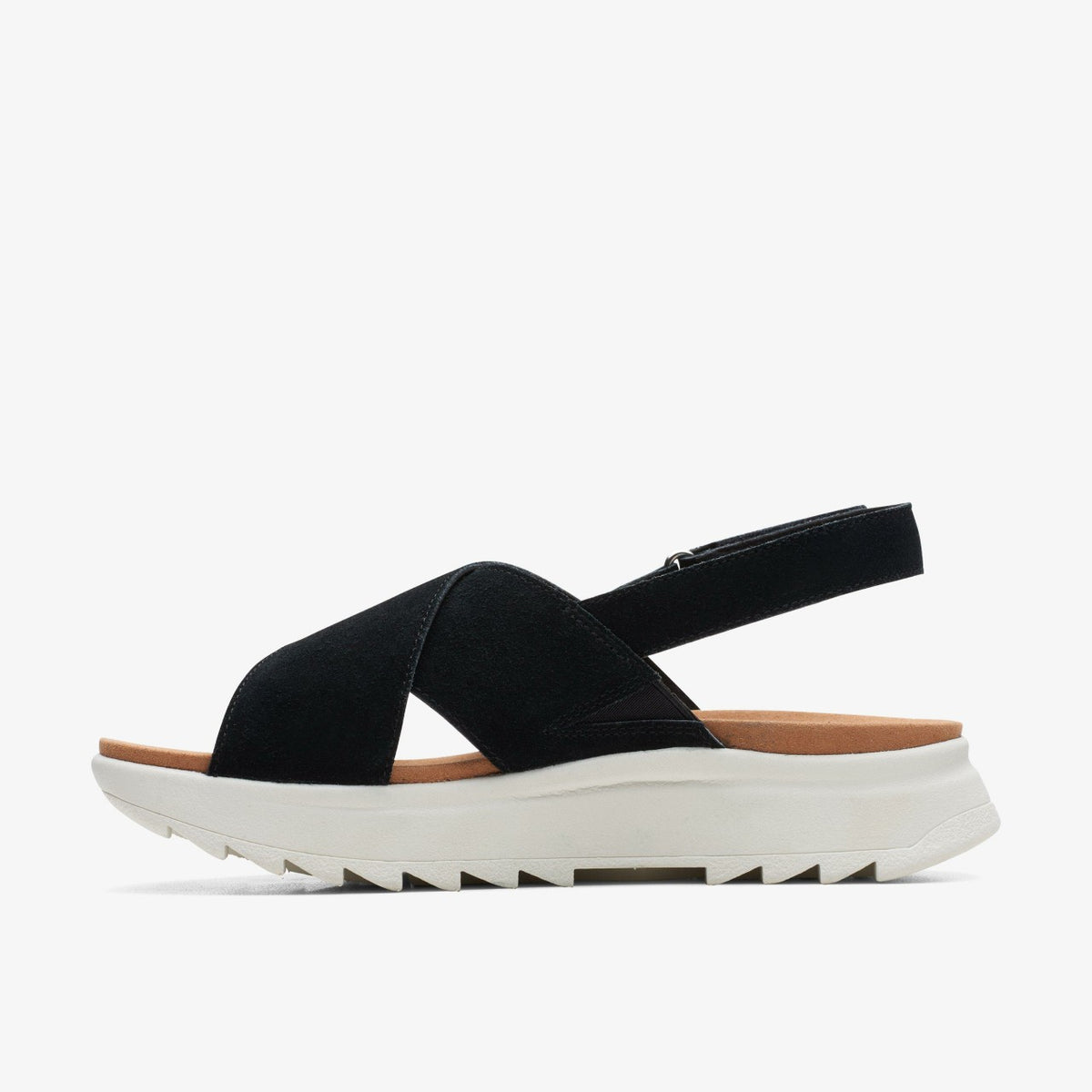 Clarks Women Dash Lite Wish Black Suede