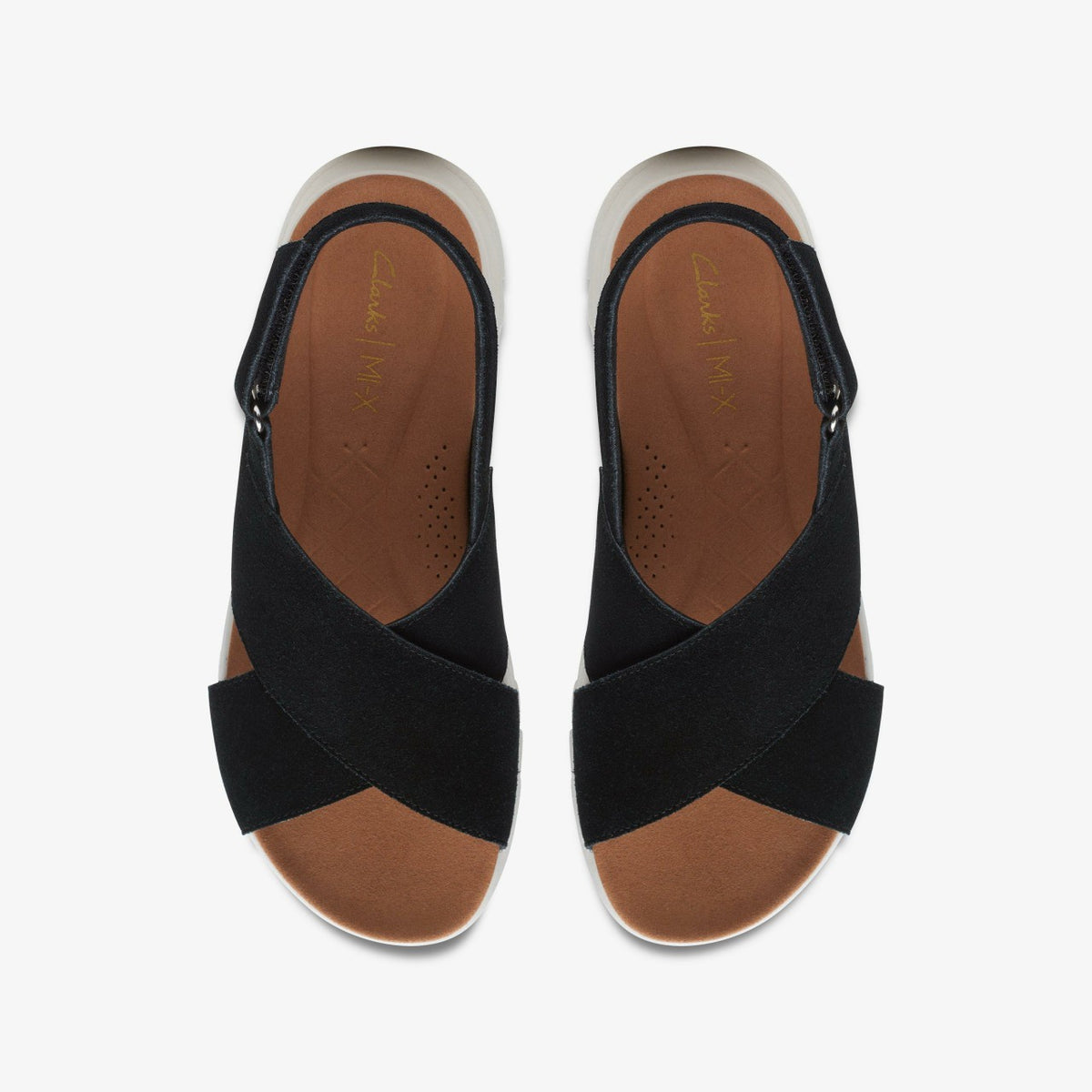 Clarks Women Dash Lite Wish Black Suede
