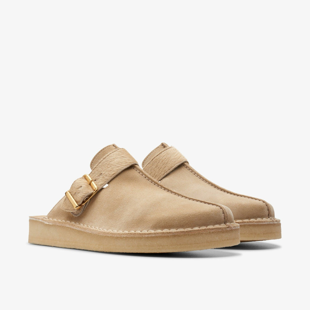 Clarks Men Trek Mule Taupe Interest