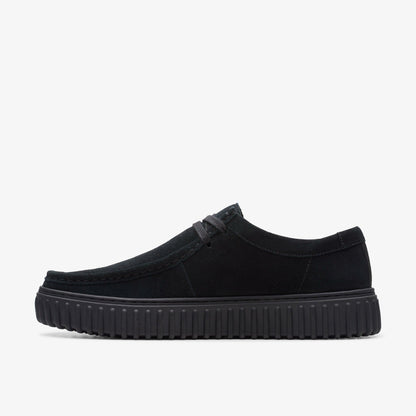 Clarks Men Torhill Lo Black Suede