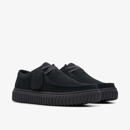 Clarks Men Torhill Lo Black Suede