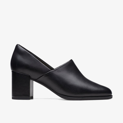 Clarks Women Freva 55 Lily Black Leather