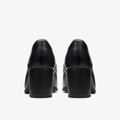 Clarks Women Freva 55 Lily Black Leather