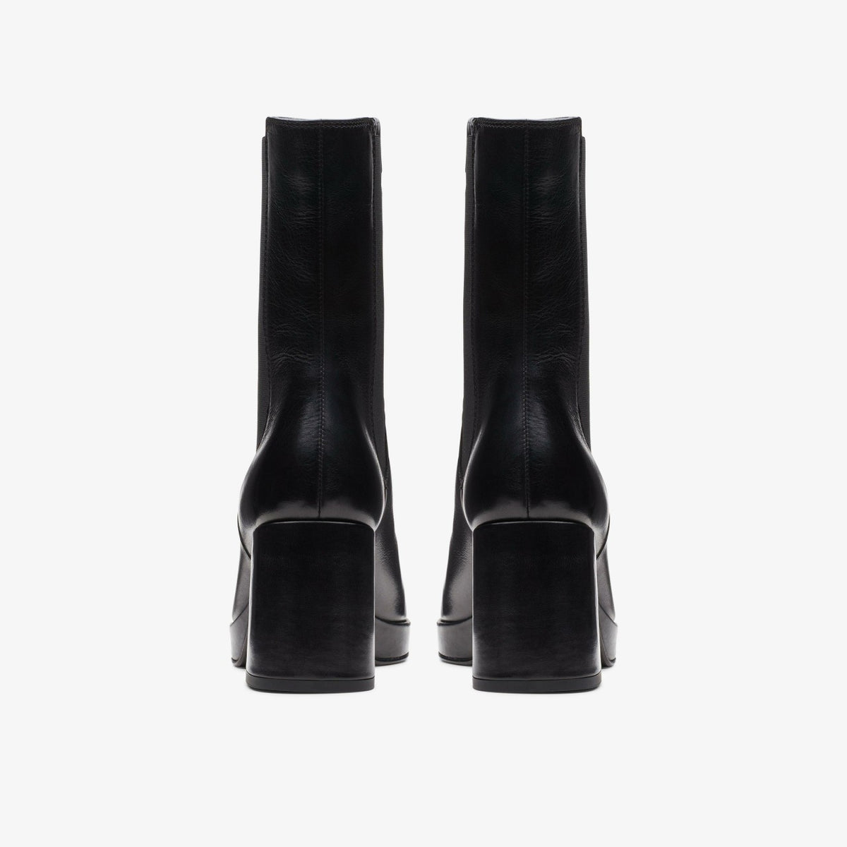 Clarks Women Pique Up Black Leather