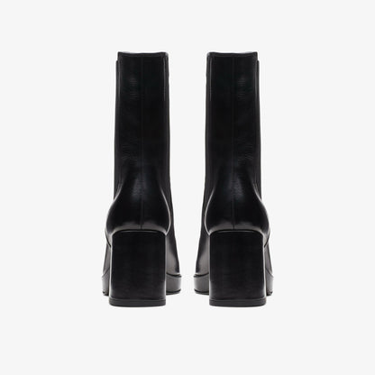 Clarks Women Pique Up Black Leather