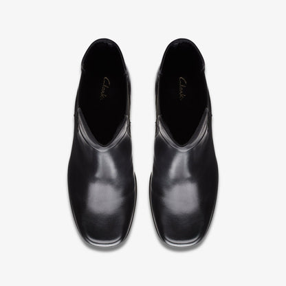 Clarks Women Pique Up Black Leather
