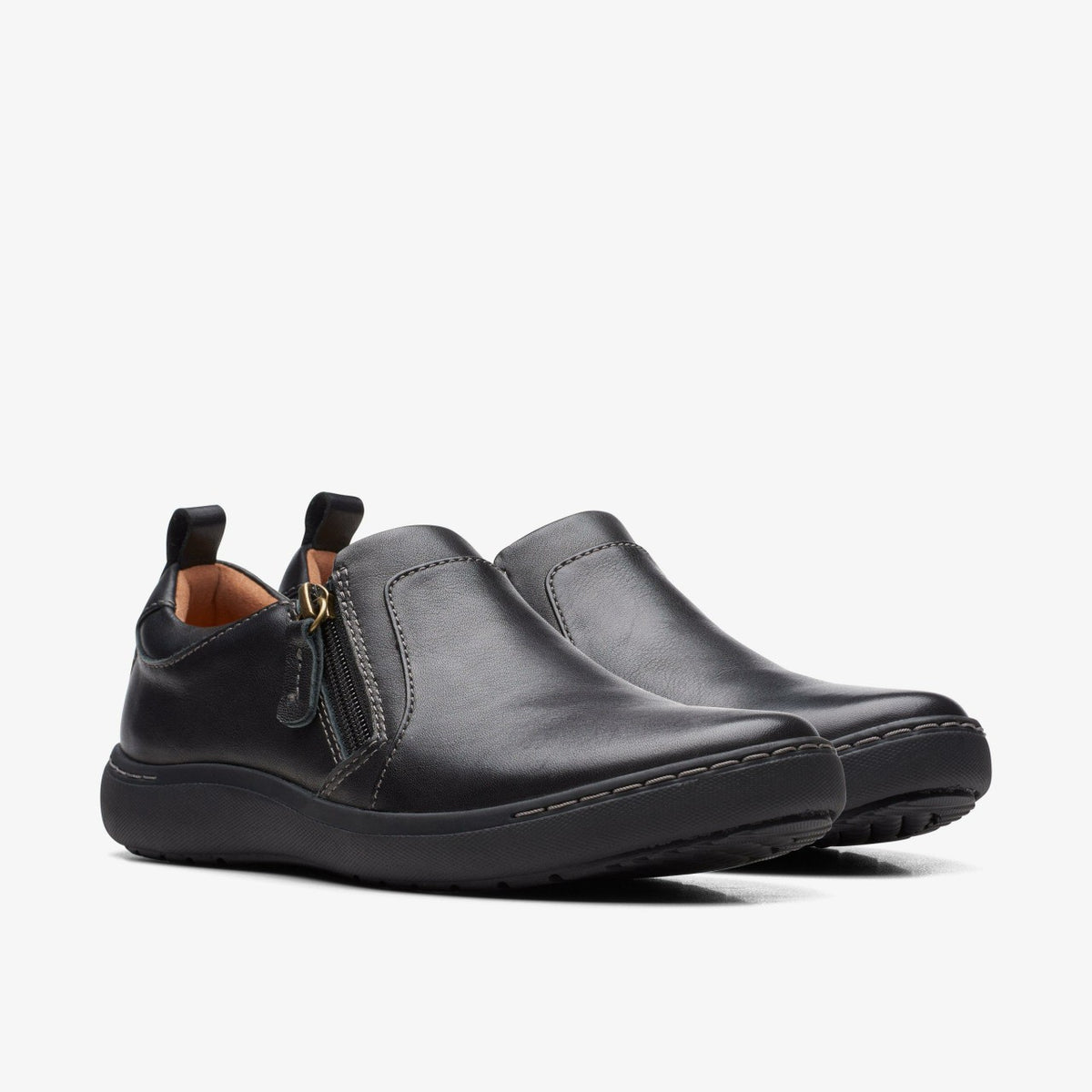 Clarks Women Nalle Lilac Black Leather