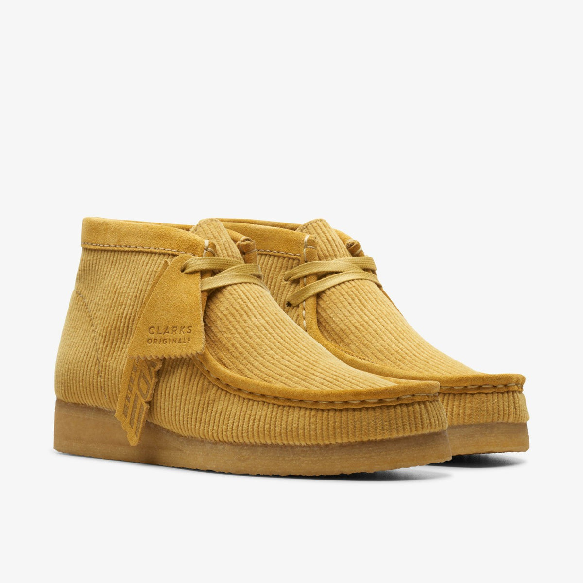 Clarks Women Wallabee Boot Sunshine Cord