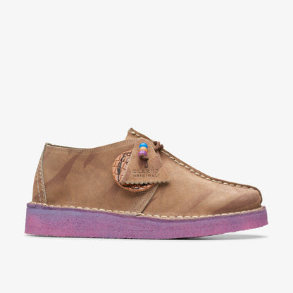 Clarks Women Desert Trek Brown Multicolour