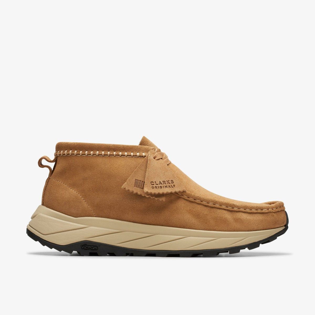 Clarks Men Wallabee Eden Dark Sand Suede