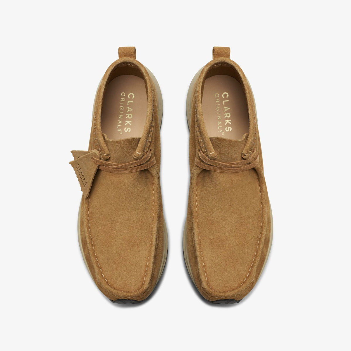 Clarks Men Wallabee Eden Dark Sand Suede