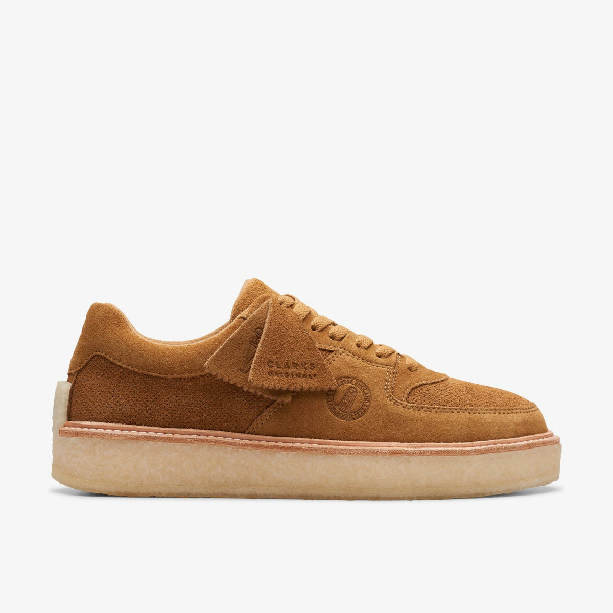 Clarks Women|Men Sandford Golden Sand Suede