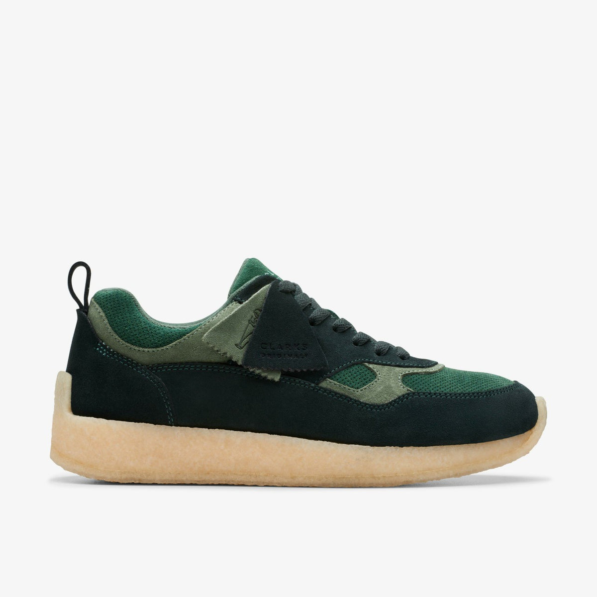 Clarks Women|Men Lockhill Dark Green Combination