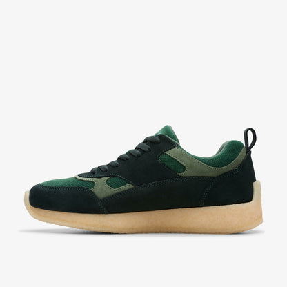 Clarks Women|Men Lockhill Dark Green Combination
