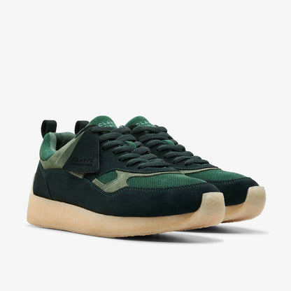 Clarks Women|Men Lockhill Dark Green Combination