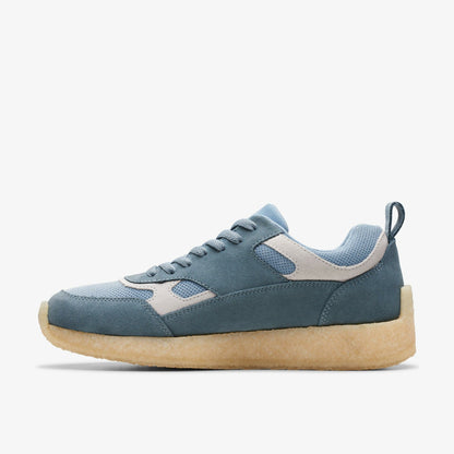 Clarks Women|Men Lockhill Blue Grey Combination