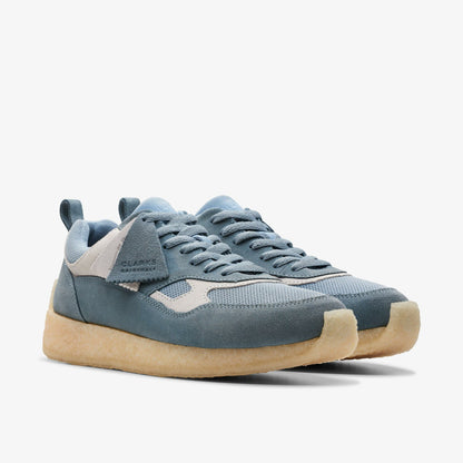 Clarks Women|Men Lockhill Blue Grey Combination