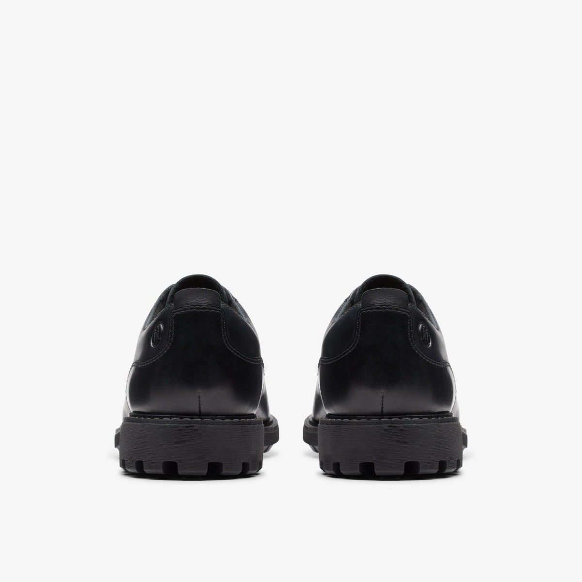 Clarks Men Batcombe Tie Black Leather