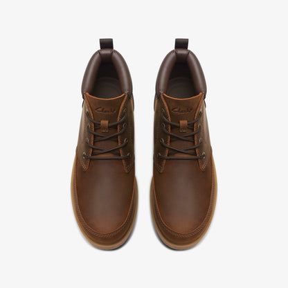 Clarks Men Rossdale Mid Beeswax Leather