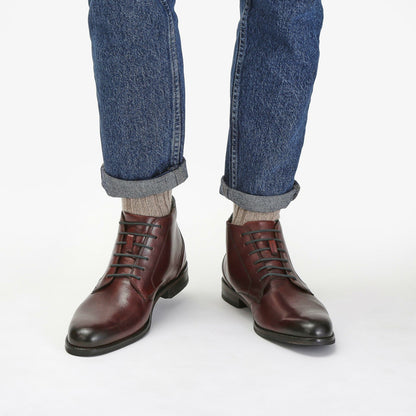 Clarks Men Craft Arlo Hi British Tan Leather