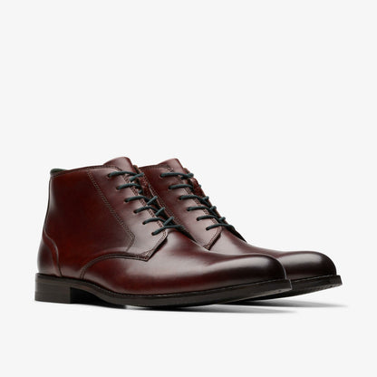 Clarks Men Craft Arlo Hi British Tan Leather