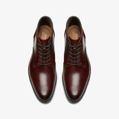 Clarks Men Craft Arlo Hi British Tan Leather