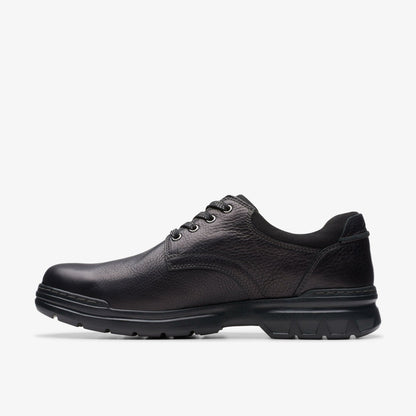 Clarks Men Rockie Walk GORE-TEX Black Leather